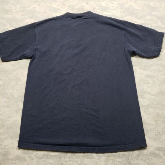 Vintage Denver Broncos Shirt Mens Large Blue Embroidered FL Football Logo Athlet - Picture 9 of 11